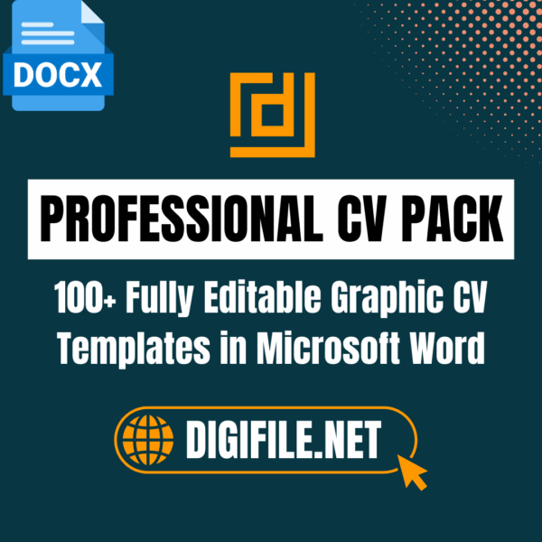 Professional CV Pack - Digifile